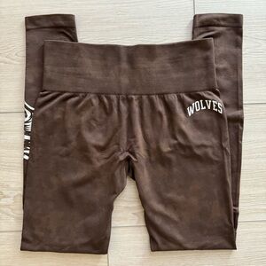 Darc Sport Brown Marble Leggings MEDIUM